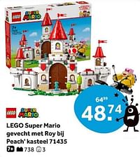 Lego super mario gevecht met roy bij peach` kasteel 71435-Lego