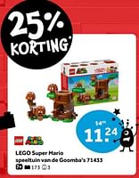 Promoties Lego super mario speeltuin van de goomba`s 71433 - Lego - Geldig van 16/09/2024 tot 29/09/2024 bij Intertoys