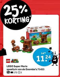 Lego super mario speeltuin van de goomba`s 71433