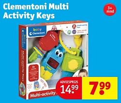 Clementoni multi activity keys