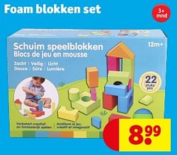 Foam blokken set