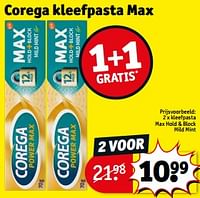 Kleefpasta max hold + block mild mint-Corega