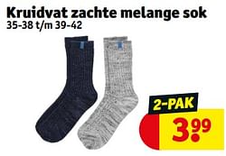 Kruidvat zachte melange sok