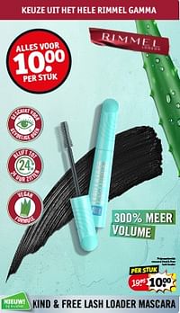 Mascara kind + free lash loader-Rimmel