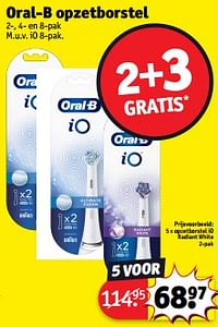 Opzetborstel io radiant white-Oral-B