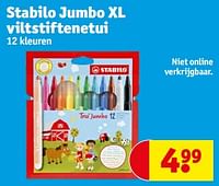 Stabilo jumbo xl viltstiftenetui-Stabilo