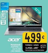 Acer notebook aspire 3 a315-59-Acer