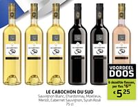 Le cabochon du sud sauvignon blanc, chardonnay, moelleux, merlot, cabernet sauvignon, syrah rosé-Witte wijnen