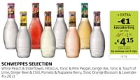 Promoties Schweppes selection - Schweppes - Geldig van 13/09/2024 tot 26/09/2024 bij BelBev