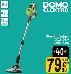 Domo elektro steelstofzuiger do219sv