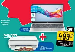 Hp notebook 15-fd0073nb + Printer ENVY 6022E