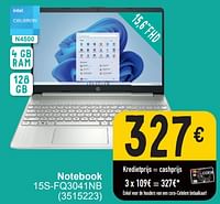 Hp notebook 15s-fq3041nb-HP