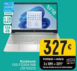 Hp notebook 15s-fq3041nb