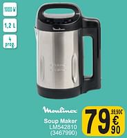 Promoties Moulinex soup maker lm542810 - Moulinex - Geldig van 17/09/2024 tot 30/09/2024 bij Cora