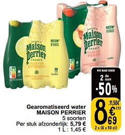 Gearomatiseerd water maison perrier