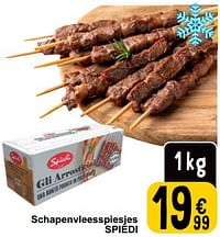 Schapenvleesspiesjes spiedi-Spiedi