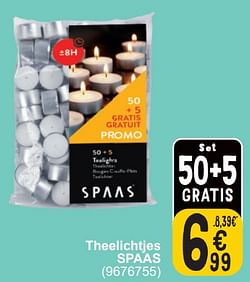 Theelichtjes spaas