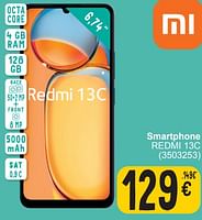 Promoties Xiaomi smartphone redmi 13c - Xiaomi - Geldig van 17/09/2024 tot 30/09/2024 bij Cora