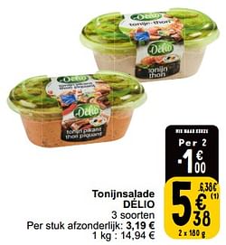 Tonijnsalade délio