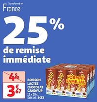 Boisson lactée chocolat candy up-CANDIA