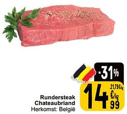 Rundersteak chateaubriand