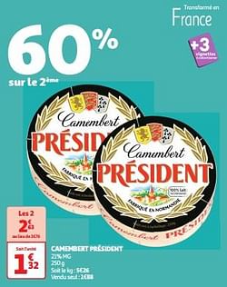 Camembert président