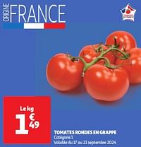 Tomates rondes en grappe-Huismerk - Auchan