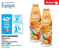 Jus et lait auchan-Huismerk - Auchan