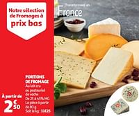 Portions de fromage-Huismerk - Auchan