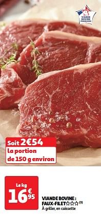 Viande bovine faux-filet-Huismerk - Auchan