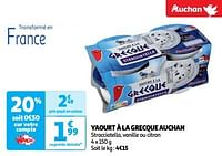 Yaourt à la grecque auchan-Huismerk - Auchan