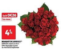 Bouquet de 18 roses-Huismerk - Auchan