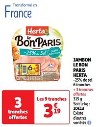 Jambon le bon paris herta-Herta