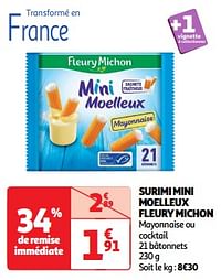 Surimi mini moelleux fleury michon-Fleury Michon