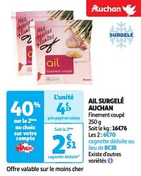 Ail surgelé auchan-Huismerk - Auchan