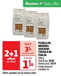 Fusilli al bronzo auchan tavola in italia-Huismerk - Auchan