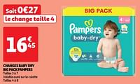 Changes baby dry big pack pampers-Pampers