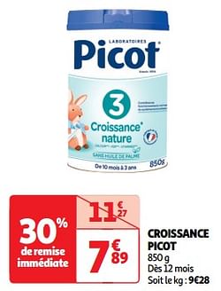 Croissance picot