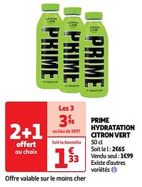 Prime hydratation citron vert-prime