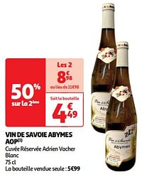 Vin de savoie abymes aop-Witte wijnen