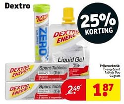 Energy sport tablets duo