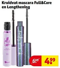 Kruidvat mascara full+care en lengthening-Huismerk - Kruidvat