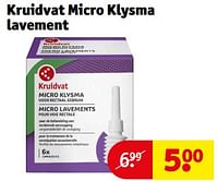 Kruidvat micro klysma lavement-Huismerk - Kruidvat