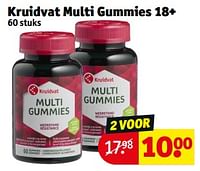 Kruidvat multi gummies 18+-Huismerk - Kruidvat