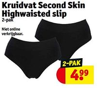 Kruidvat second skin highwaisted slip-Huismerk - Kruidvat