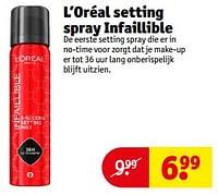 L’oréal setting spray infaillible-L