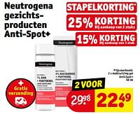 Promoties Moisturizing gel anti-spot+ - Neutrogena - Geldig van 17/09/2024 tot 22/09/2024 bij Kruidvat