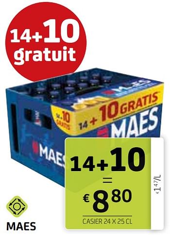 Promotions Maes - Maes - Valide de 13/09/2024 à 26/09/2024 chez BelBev