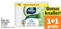 Promotions Nalys soft toiletpapier - Nalys - Valide de 16/09/2024 à 22/09/2024 chez Albert Heijn