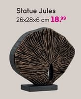 Promotions Statue jules - Produit maison - Leen Bakker - Valide de 16/09/2024 à 29/09/2024 chez Leen Bakker